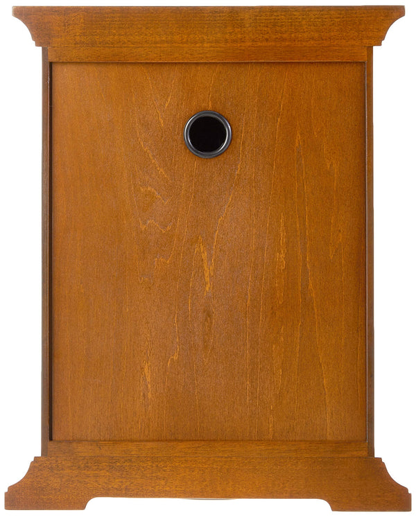 Wooden Mantel Chime Clock with Pendulum