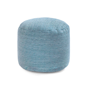 Round Cotton Pouf Ottoman Footrest – Floor Seating for Living Room & Bedroom