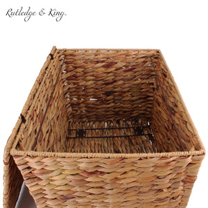 Seagrass Rolling File Cabinet with Wheels