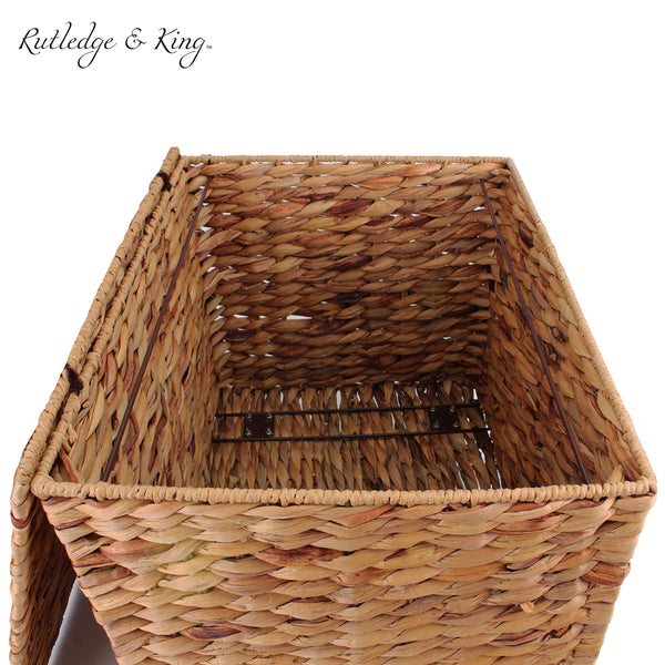 Seagrass Rolling File Cabinet with Wheels