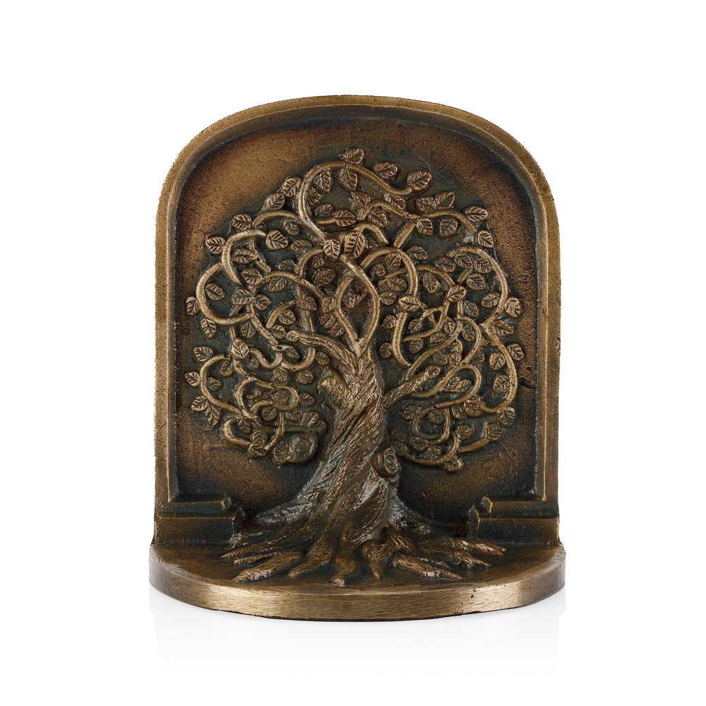 Tree of Life Cast Iron Bookends Set