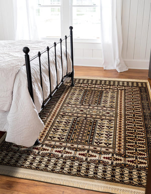 Bokhara Area Rug 3x5 – Polypropylene Medium Pile