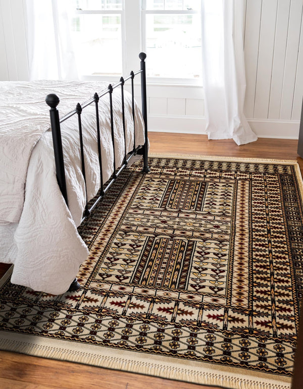 Bokhara Area Rug 3x5 – Polypropylene Medium Pile