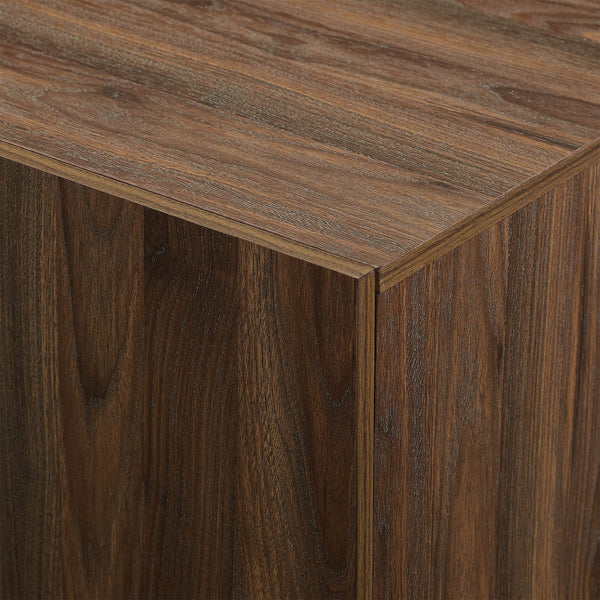 70" 4-Door Sideboard with Adjustable Shelves – Dark Walnut