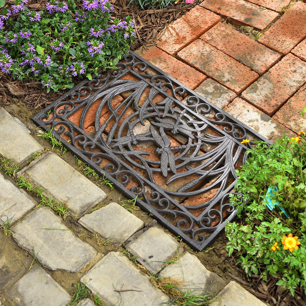 Cast Iron Decorative Doormat – Heavy Duty Outdoor Entrance Mat