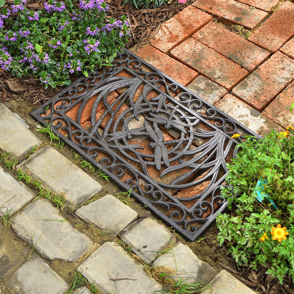 Cast Iron Decorative Doormat – Heavy Duty Outdoor Entrance Mat