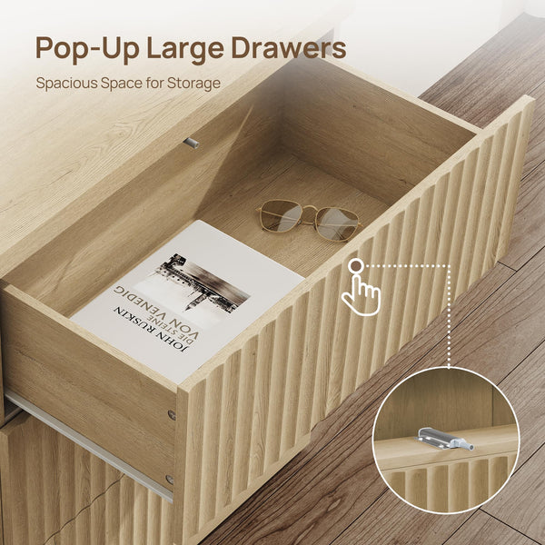 Modern Buffet Sideboard Cabinet with Drawers