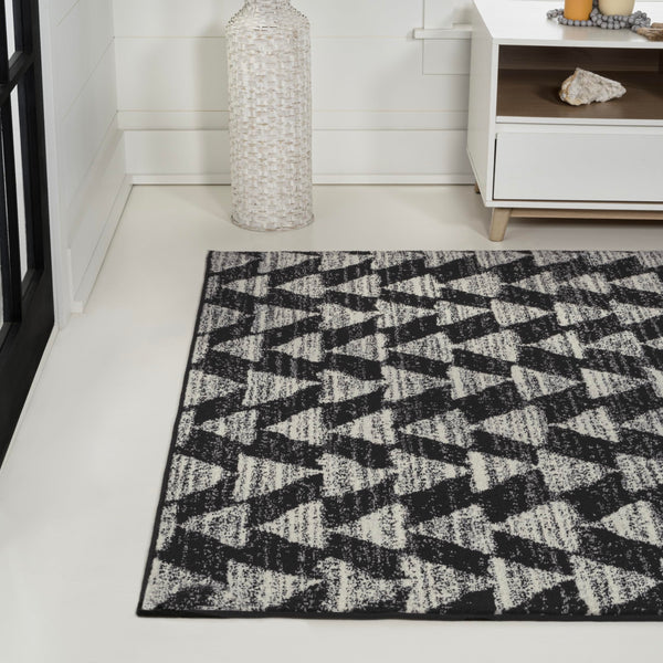 Moroccan Geometric Area Rug — 7'9" x 10' Rectangular