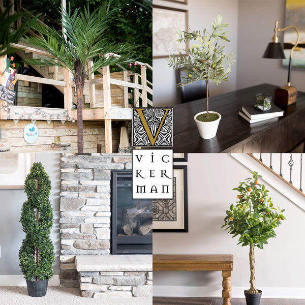 Artificial Fiddle Leaf Fig Tree – Indoor Faux Plant Decor
