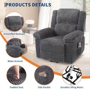 Power Lift Recliner Chair with Heat and Massage