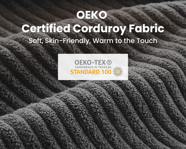 Corduroy Pull-Out Sleeper Sofa Bed