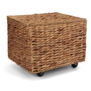 Seagrass Rolling File Cabinet with Wheels