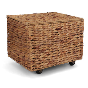 Seagrass Rolling File Cabinet with Wheels