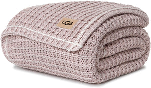 Waffle Knit Cotton Throw Blanket — 50" x 70"
