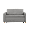 Convertible Sleeper Loveseat – Boucle Fabric, Pocket Coil Support