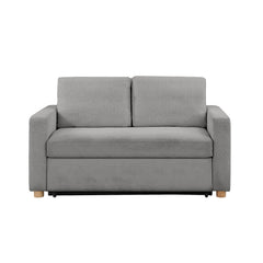 Convertible Sleeper Loveseat – Boucle Fabric, Pocket Coil Support