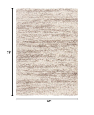 Shag Area Rug 4' x 6' – Plush Non-Shedding Indoor Accent Rug