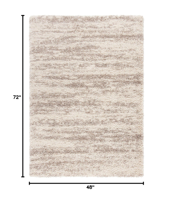 Shag Area Rug 4' x 6' – Plush Non-Shedding Indoor Accent Rug