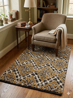 Handmade Moroccan Berber Wool Shag Rug 3' x 5'