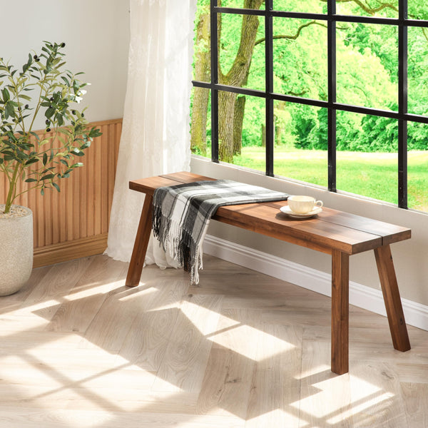 Acacia Wood Bench