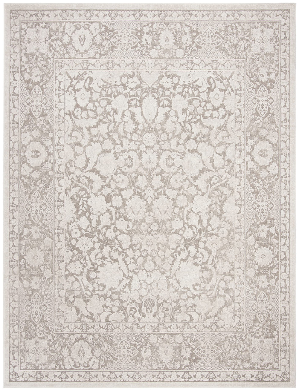 10x14 Rectangular Area Rug – Transitional Boho Style, Polypropylene, Non-Shedding