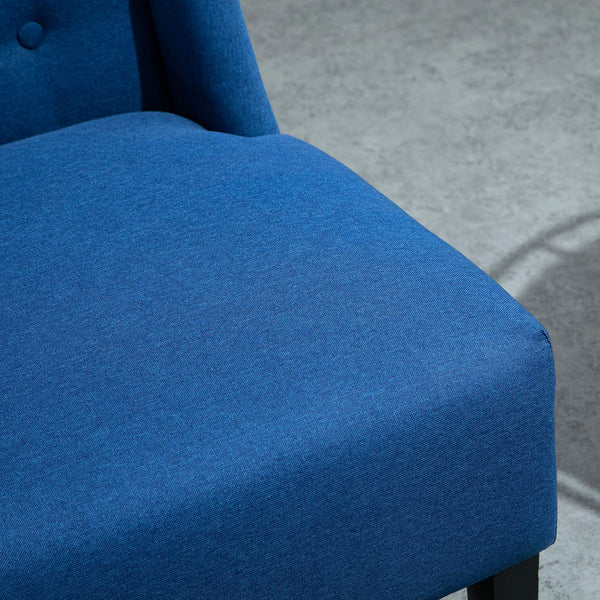Retro Wingback Button-Tufted Loveseat Sofa