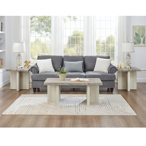 3-Piece Coffee Table Set with Two End Tables