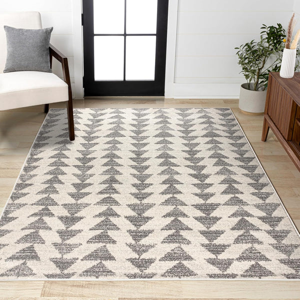 Moroccan Geometric Area Rug — 7'9" x 10' Rectangular