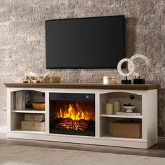 70" Fireplace TV Stand with Electric Fireplace
