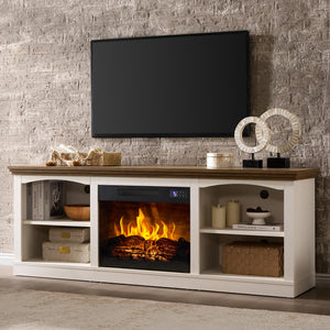 70" Fireplace TV Stand with Electric Fireplace