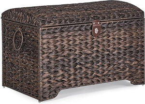 Water Hyacinth Storage Basket with Lid