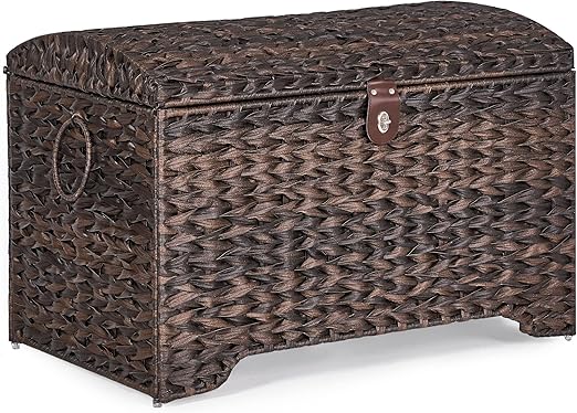 Water Hyacinth Storage Basket with Lid