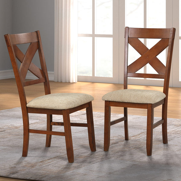 6-Piece Extendable Trestle Dining Set with 4 Chairs and Bench