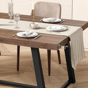 Industrial Dining Table 70.8" – Seats 6-8