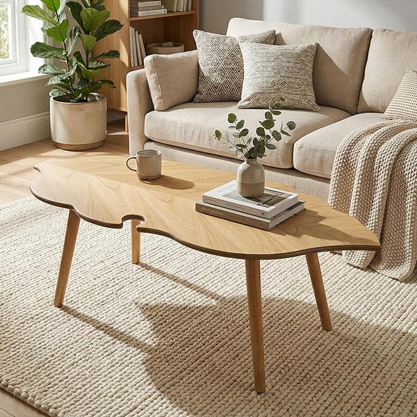 Leaf-Shape Coffee Table
