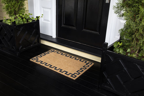 Hand Woven Coir Indoor Outdoor Doormat 1'6" x 2'6"