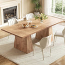 63" Rectangular Dining Table for 4–6 People with Heavy Duty Legs