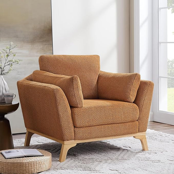 Oversized Accent Chair with Thick Cushion
