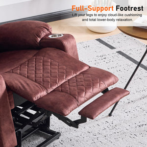 Oversized Power Lift Recliner Chair with Massage & Heat