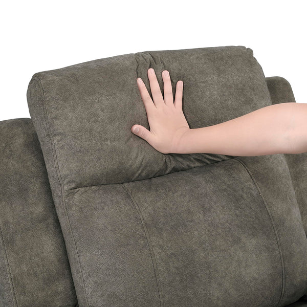 Double Reclining Loveseat with Storage Console & Cup Holders