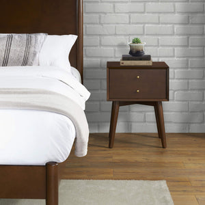 Mid-Century Nightstand with Drawer