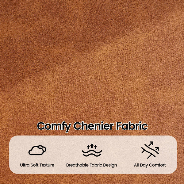 Round Storage Ottoman with Hidden Storage | PU Leather Footrest Stool