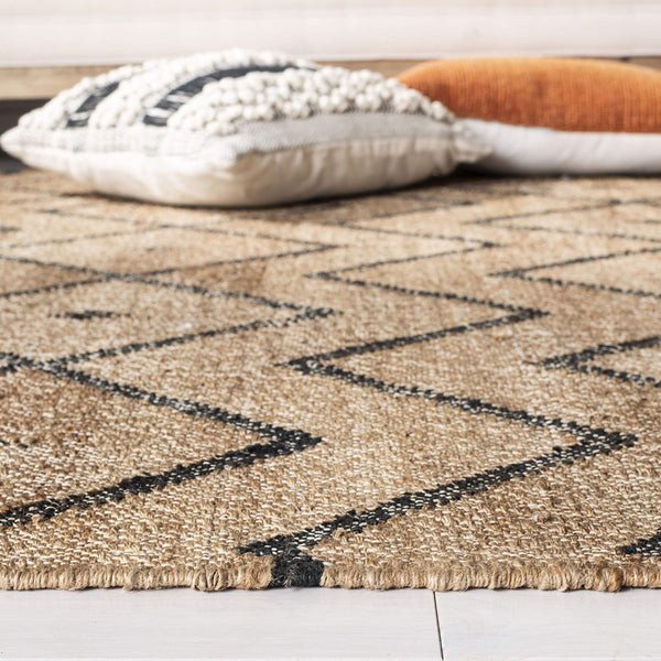 Kilim Boho Jute & Cotton Runner Rug – 2'3" x 13'