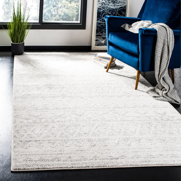 10x14 Moroccan Boho Area Rug – Ivory, Non-Shedding, Power Loomed