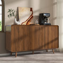 55" Mid-Century Modern Sideboard Buffet Cabinet with Storage
