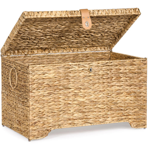 Water Hyacinth Storage Basket with Lid