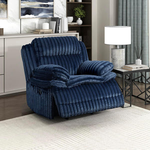 Corduroy Reclining Sofa Set with Pillow Top Arms & Pocket Coil Cushions