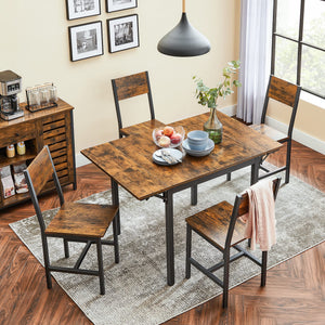 Extendable Dining Table Set with 2 Chairs