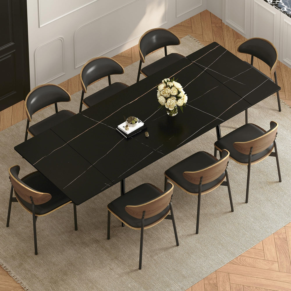 Extendable Sintered Stone Dining Table for 6–10 Seats