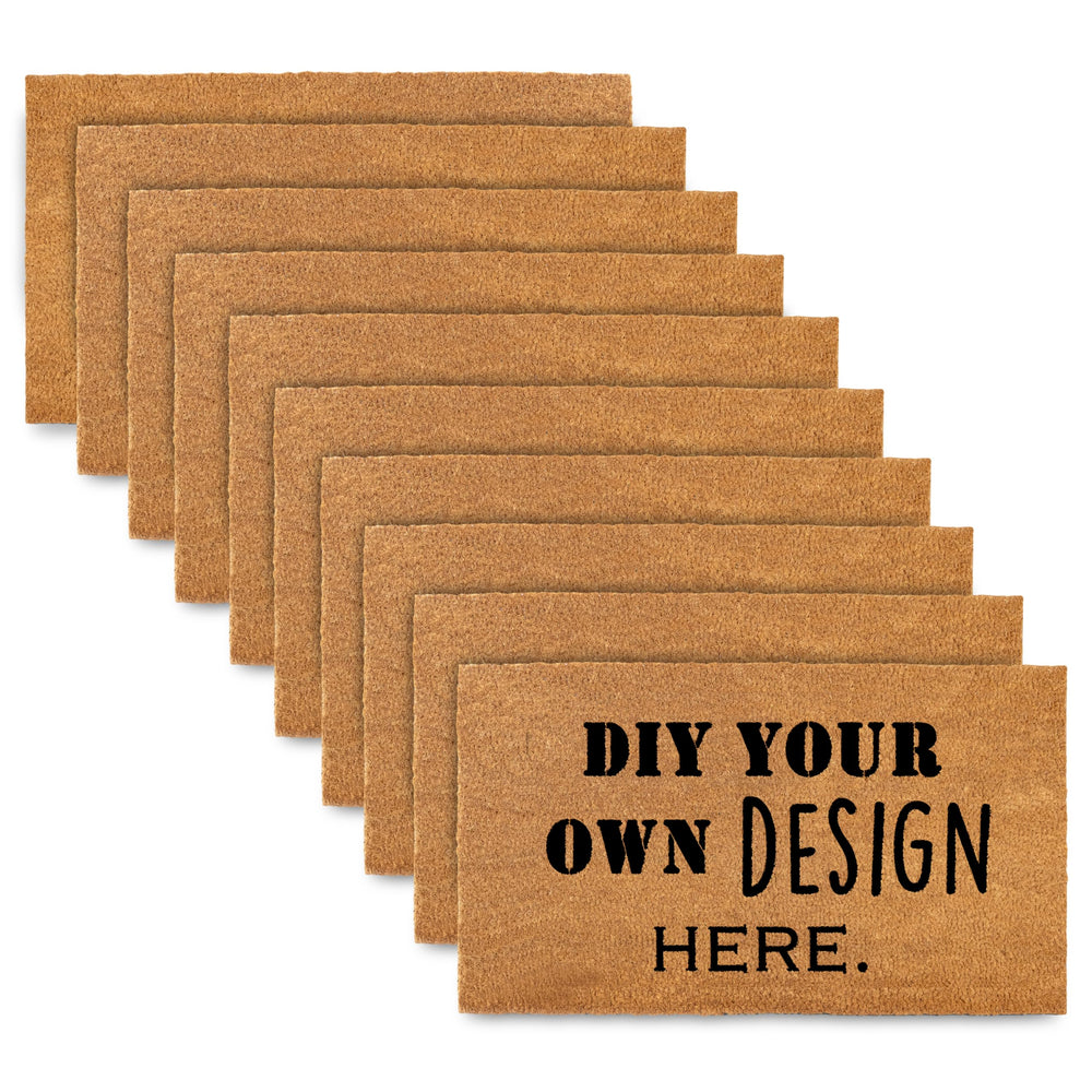 Plain Coir Blank Doormat Bulk Pack – 30x17 Inch